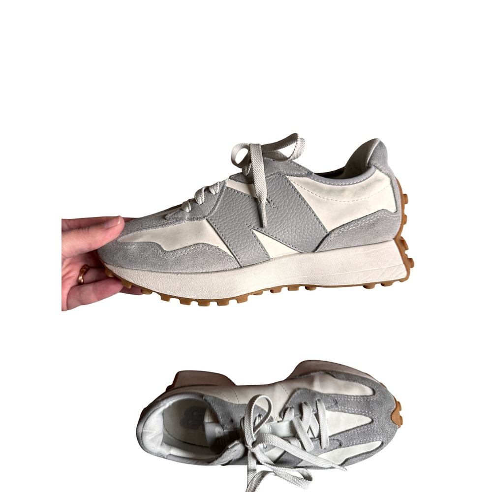 New Balance 327 Sneakers Womens 7.5 Raincloud Tennis Shoes Sporty Athleisure - Picture 7 of 10
